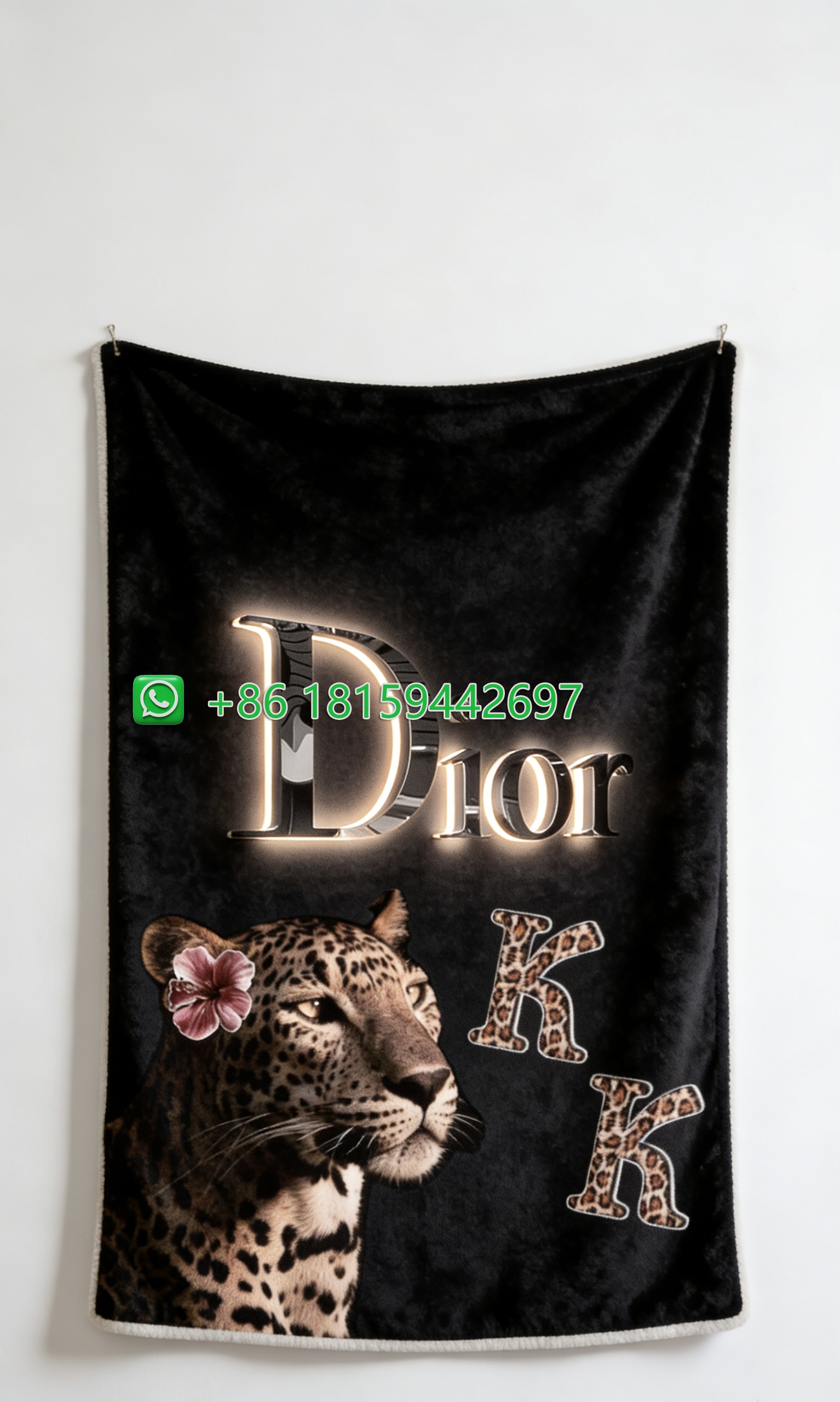 Dior Throw Blankets